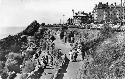 BR77300 Folkestone The Zick Zag Path Echtfoto UK
