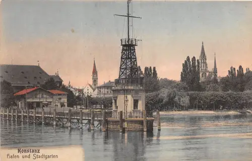 B58722 Konstanz hafen und Stadtgarten Deutschland