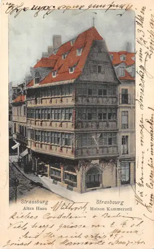B37309 Straßburg Altes Haus Frankreich