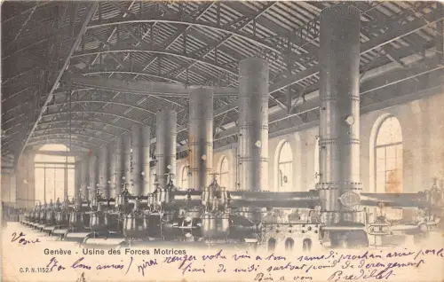 B92858 Genf Usine des Forces Motrices Schweiz