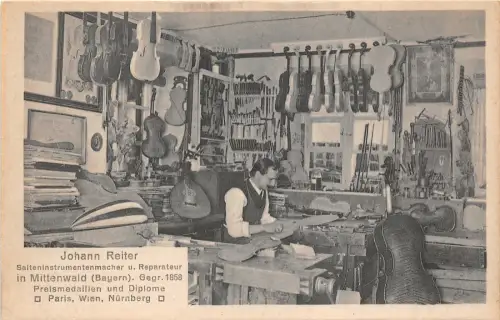 br107184 johann reiter germany Musikinstrumentenladen in Mittenwald Bayern