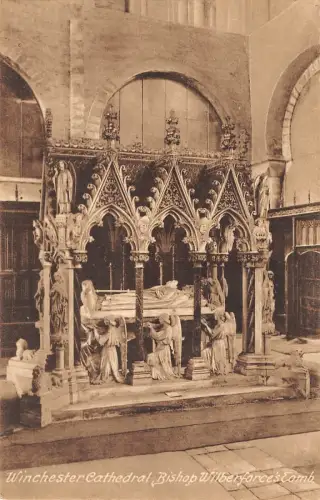 BR80958 Wincester Cathedral Bischof Wilberforces Grab UK