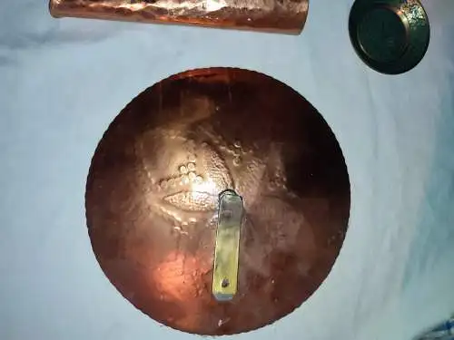 Vintage Kupfer Wandteller