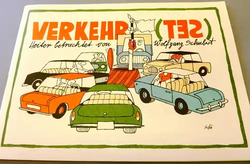 Karikaturen: DDR-Satire-Heftchen Verkehr(tes), Original aus DDR-Produktion, A5