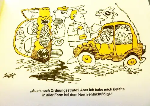 Karikaturen: DDR-Satire-Heftchen Verkehr(tes), Original aus DDR-Produktion, A5