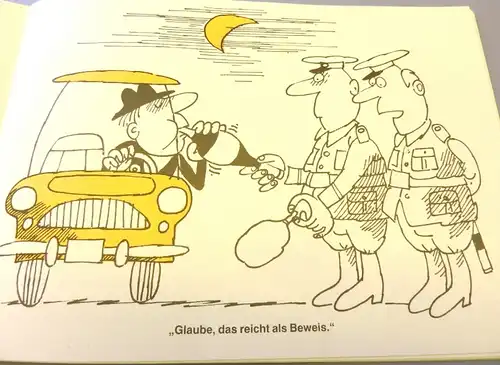 Karikaturen: DDR-Satire-Heftchen Verkehr(tes), Original aus DDR-Produktion, A5