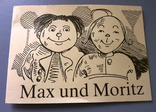 Malheft: DDR-Ausmalheft für die Kurzen - Max und Moritz - leicht umgedichtet für die Verkehrserziehung, Original aus DDR-Produktion