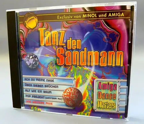 Werbung: Werbeartikel CD Tanz den Sandmann - exklusiv aufgelegt von Minol und Amiga, 1995