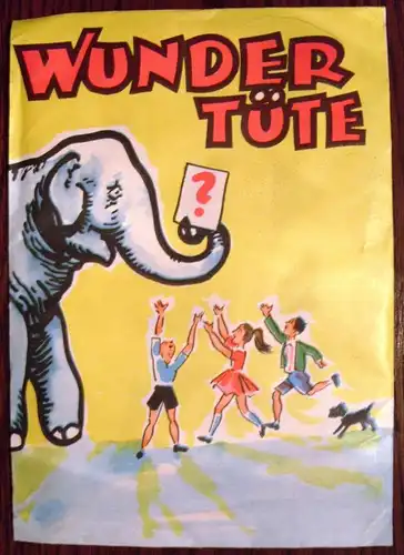 DDR-Spielzeug: 3 x Wundertüte, befüllt, ungeöffnet, Original aus DDR-Produktion, 70er/ 80er Jahre