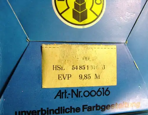 Sandkastenspielzeug - Betonmischer,  Plaho,  Original aus DDR-Produktion, OVP, 80er Jahre