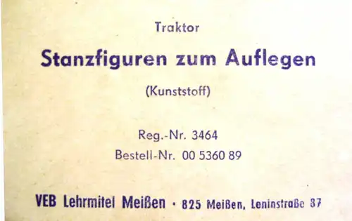 40 Stanzfiguren für Spaß im Vorschulalter, VEB Lehrmittel Meißen, DDR 70er/80er