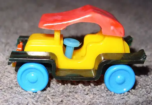 Spielzeug:  3D-Puzzle Oldtimer, Mini-Auto zum Zerlegen, unbespielt, Original aus DDR-Produktion, 80er