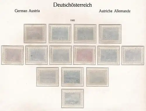 Österreich 1932 Nr 530 bis 543 Postfrisch / **