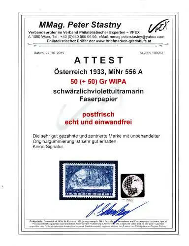 Österreich 1933 Nr 556A Postfrisch / **