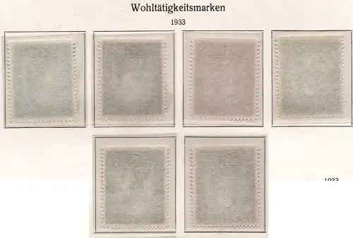 Österreich 1932 Nr 545 bis 550 Postfrisch / **