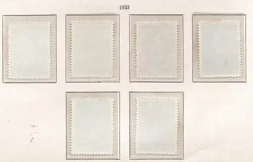 Österreich 1933 Nr 557 bis 562 Postfrisch / **