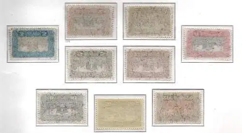 Österreich 1919 Nr 284 bis 292A Postfrisch / **