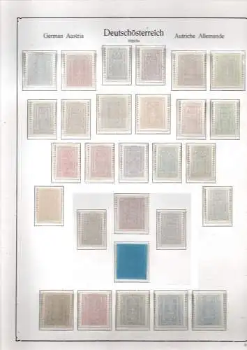 Österreich 1922 Nr 360 bis 397 Postfrisch / **