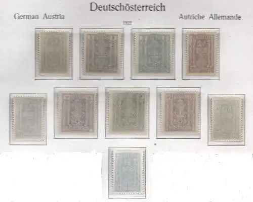 Österreich 1922 Nr 360 bis 397 Postfrisch / **