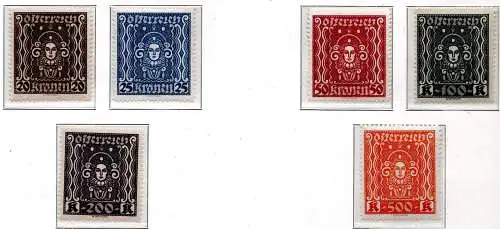 Österreich 1922 Nr 398 bis 408 Postfrisch / **