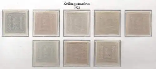 Österreich 1921 Nr 409 bis 416 Postfrisch / **