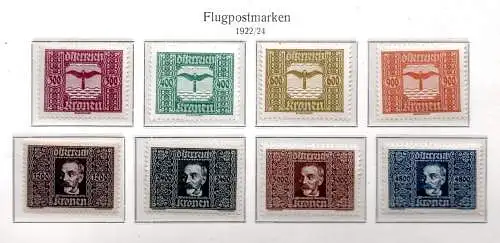 Österreich 1922 Nr 425 bis 432 Postfrisch / **