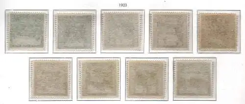 Österreich 1923 Nr 433 bis 441 Postfrisch / **