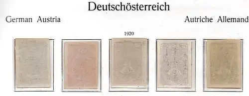 Österreich 1919 Nr 275 bis 283 Postfrisch / **