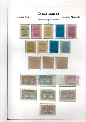 Österreich 1920 Nr 321 bis 339 Postfrisch / **