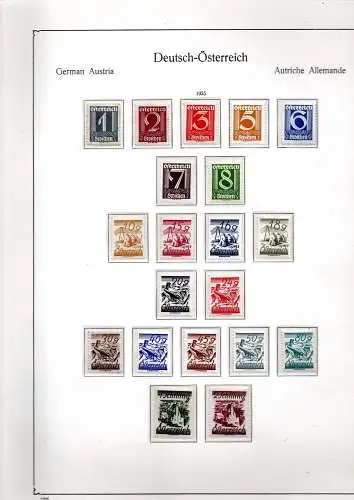 Österreich 1925 Nr 447 bis 467 Postfrisch / **