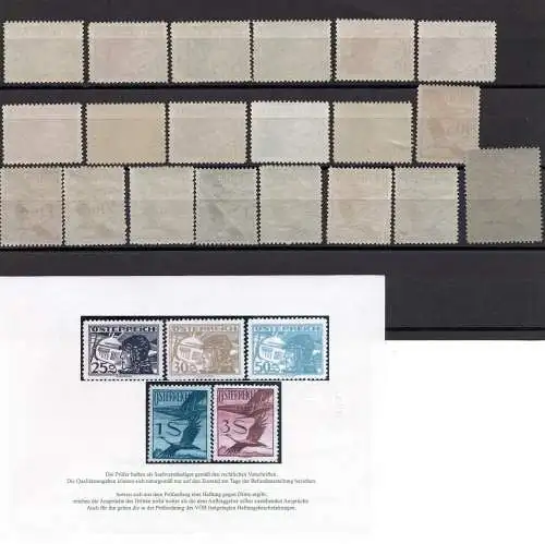 Österreich 1925-26 Nr 468 bis 487 Postfrisch / **