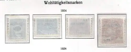Österreich 1933 Nr 563 bis 566 Postfrisch / **