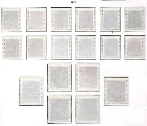 Österreich 1934 Nr 567 bis 587 Postfrisch / **