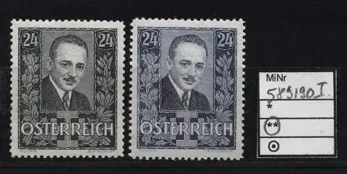 Österreich 1934 Nr 589/90I Postfrisch / **