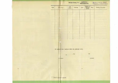 TIERFRACHTBRIEF 1924 Nürnberg / Kulmbach: Pferd, Maultier, Pony Frachtbrief #96