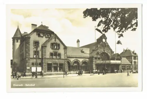 Eisenach Bahnhof - alte Ansichtskarte (ungelaufen)
