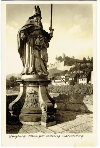 Würzburg Festung Marienberg | Int. Leipziger Messe 1940 AK Stempel F60