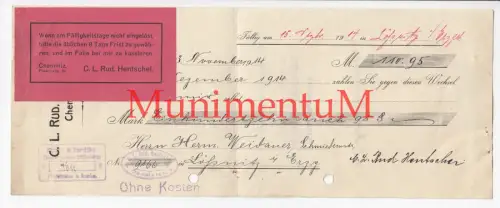 Wechsel Eisenhüttenwerk Ottilienhütte Simon& Bardtke KITTLITZTREBEN BUNZLAU 1914