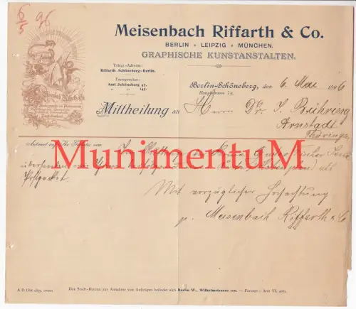 Graphische Kunstanstalten Meisenbach Riffarth & Co. BERLIN LEIPZIG MÜNCHEN 1896
