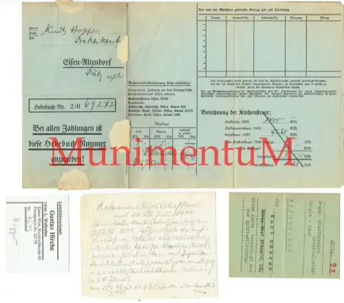 ESSEN-ALTENDORF -WEST Stadtmission Kirchensteuer Fotos Hirche Hopper Wallrafen