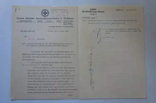 Schreiben 1936 Hessische Brandversicherungs -Kammer Preisausschreiben Werbefilm 