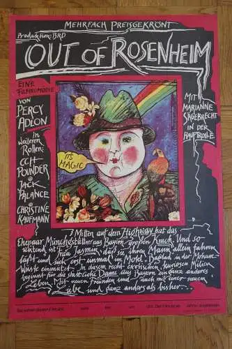 Film Poster Out of Rosenheim Plakat Kino 1987