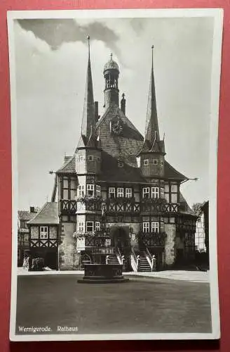Ak Wernigerode, Rathaus 