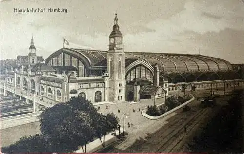Ak Hamburg, Hauptbahnhof 