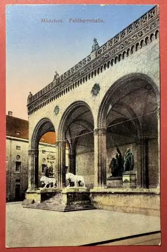 Ak München Feldherrnhalle