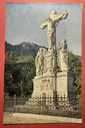 Ak Oberammergau Kreuzesgruppe