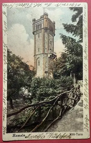 Ak Hameln, Klüt-Turm