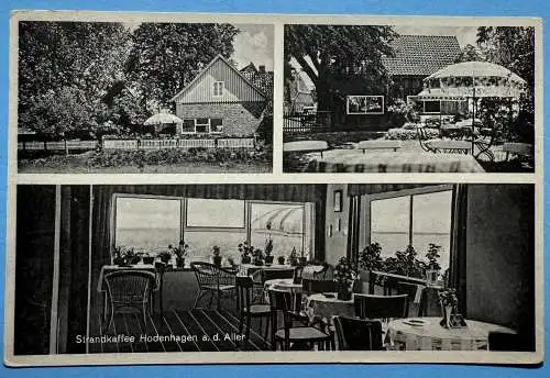Ak Hodenhagen a. d. Aller, Strandkaffee