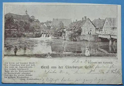 Ak Walsrode mit Vorbrück, Gruß aus der Lüneburger Heide