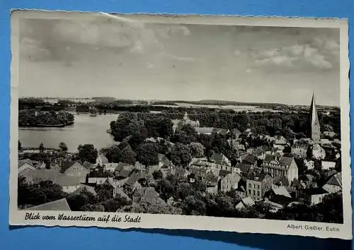 Ak Eutin - Blick vom Wasserturm auf die Stadt